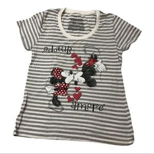 Organic Disney Minnie Amore striped shirt